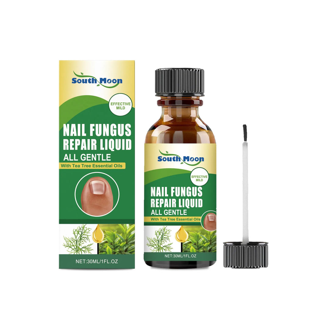 30ml bottle of nail fungus repair solution with tea tree oil formula