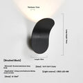 Modern brushed metal wall lamp in gold finish with contemporary design for accent lighting