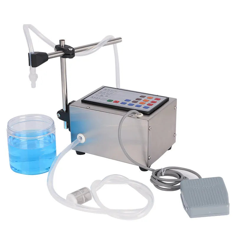 CNC filling machine with digital display and automatic quantitative dispenser for liquid products