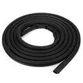 Black rubber sliding door seal for Toyota Hiace High Roof, 5 metre length