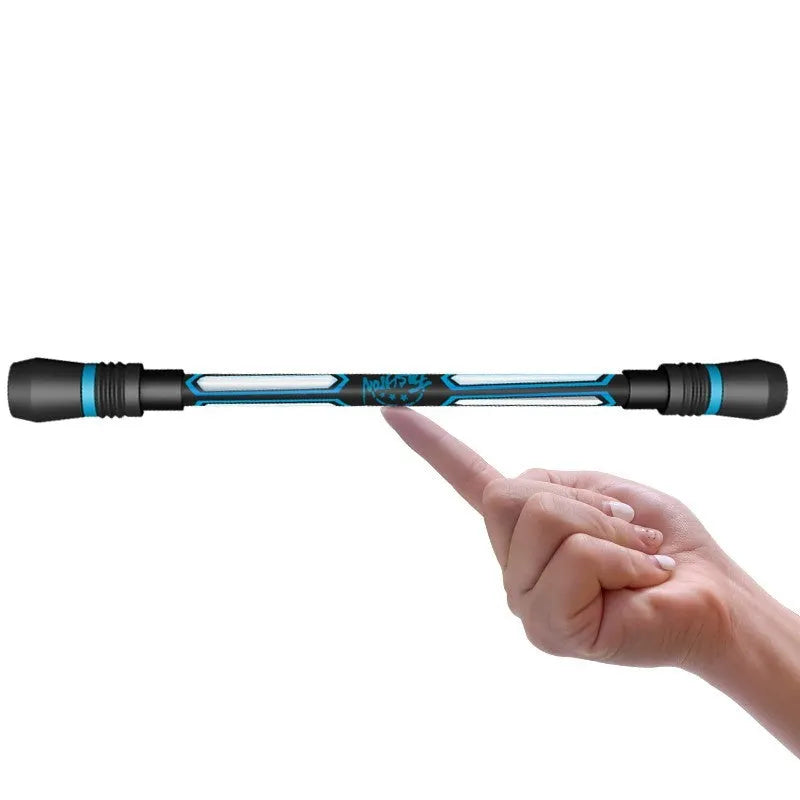 Frosted silica gel anti-slip rotary pen with 0.35mm fine tip showing plastic body and grip detail