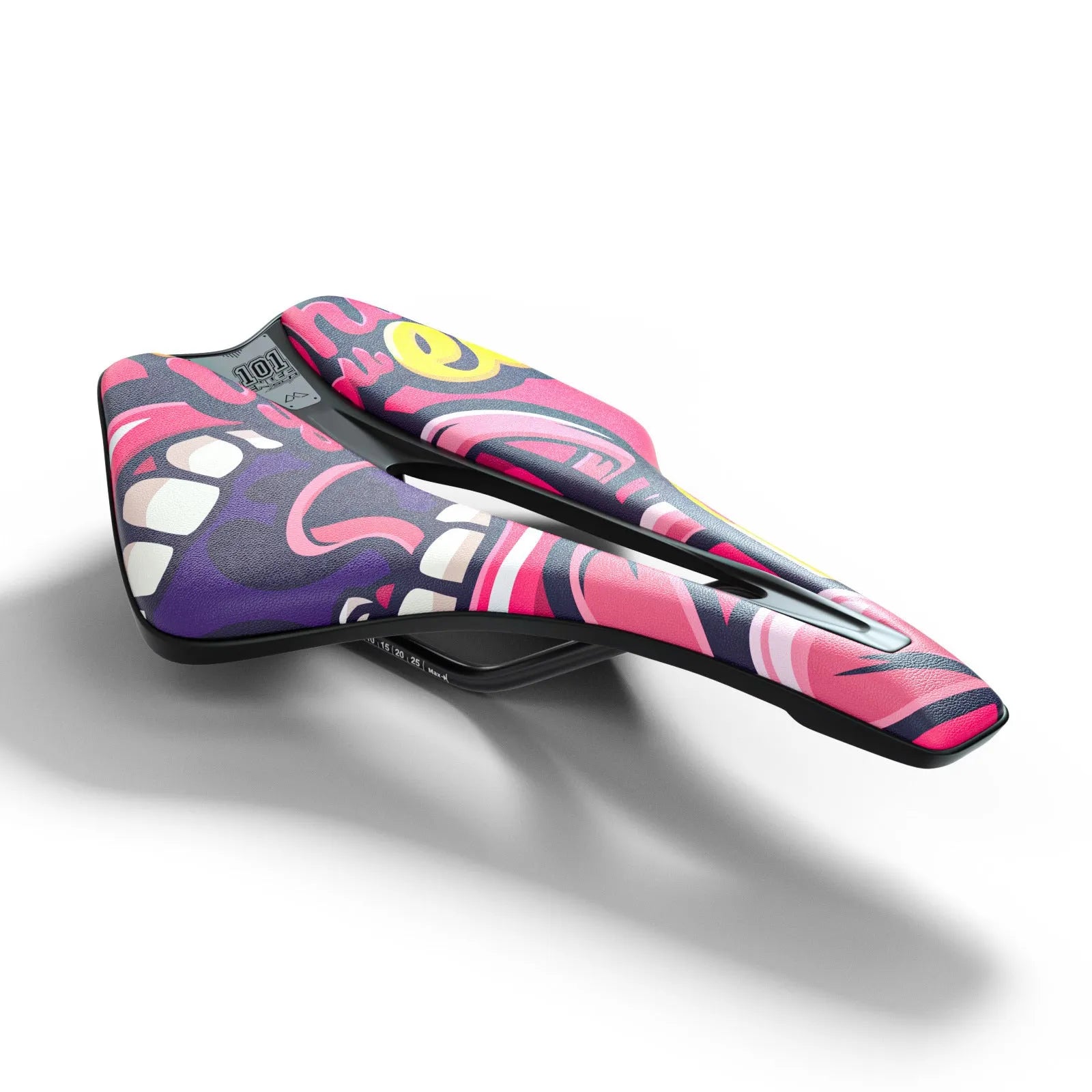 Bicycle seat cushion with ultra-light EVA cushioning and hollow design in multiple colour options