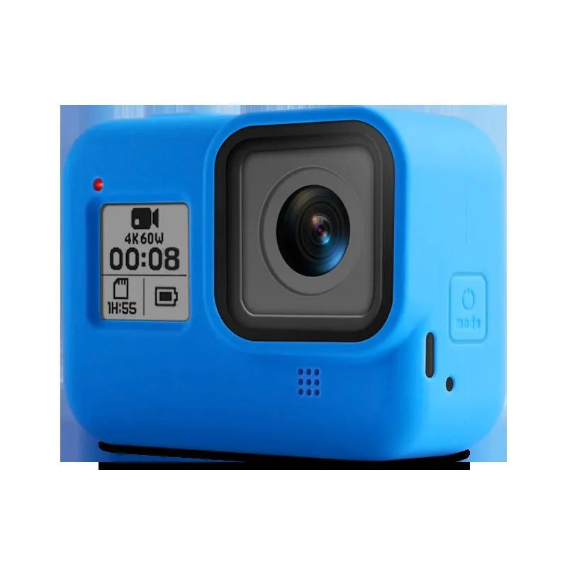 GoPro Hero8 Black silicone protective sleeve and anti-lost strap accessory kit in multiple colour options