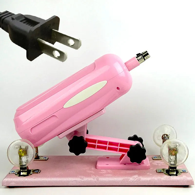 Bobb women's automatic telescopic thrusting sex tool with remote control in purple colour