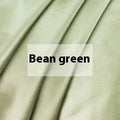 Silk duvet cover in six colour options showing double-sided bedding construction