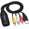 HDMI to AV converter adapter cable with 110cm length for video transfer to monitors and projectors