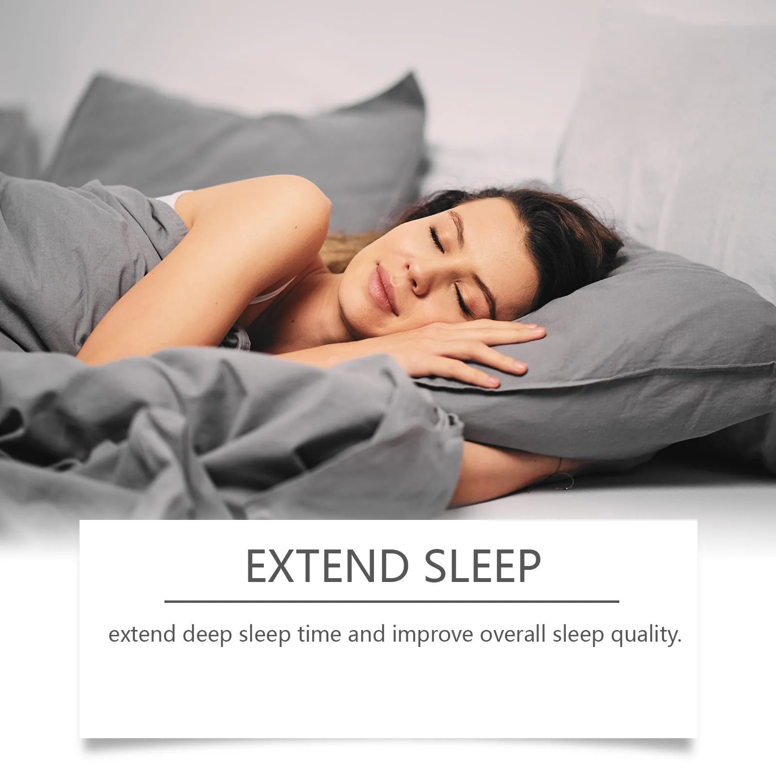 50ml bottle of sleep health support drops with a dropper, containing mint and TCM extracts