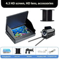 Underwater fish finder HD camera with 4.3-inch screen, 8 LED lights, and a choice of 15, 20, or 30-metre cable.