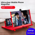 F3 10-inch mobile phone desktop screen amplifier in black with universal holder