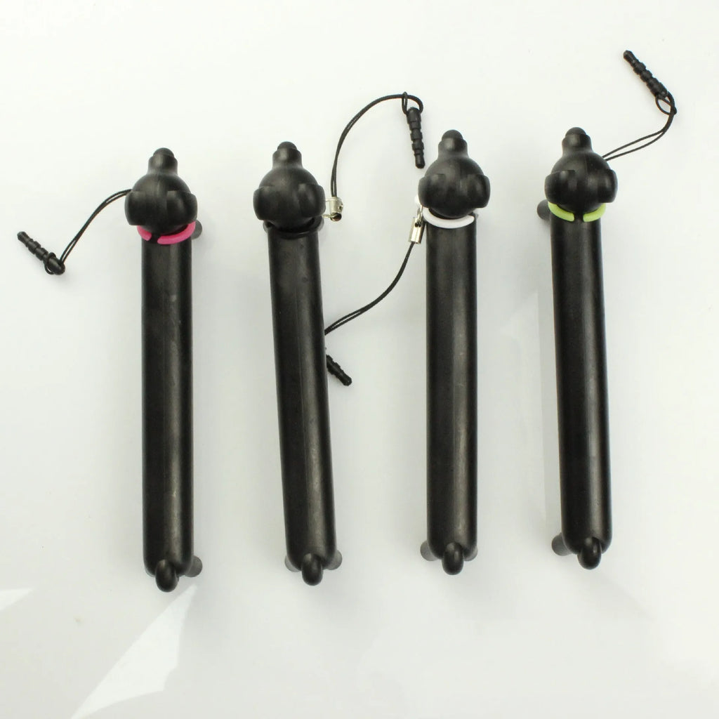 Black dog shaped touch screen stylus pen with phone holder function