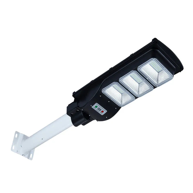 60W integrated solar street light with LED lighting and remote control for outdoor areas