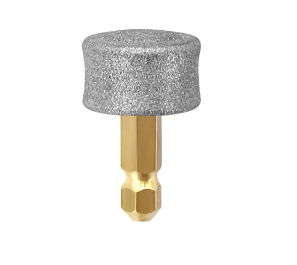 Dark blue pet nail grinder with rotary knob speed control and LED light