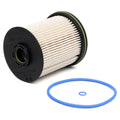Genuine factory diesel fuel filter for Opel Astra K with 106mm height and integrated gasket kit