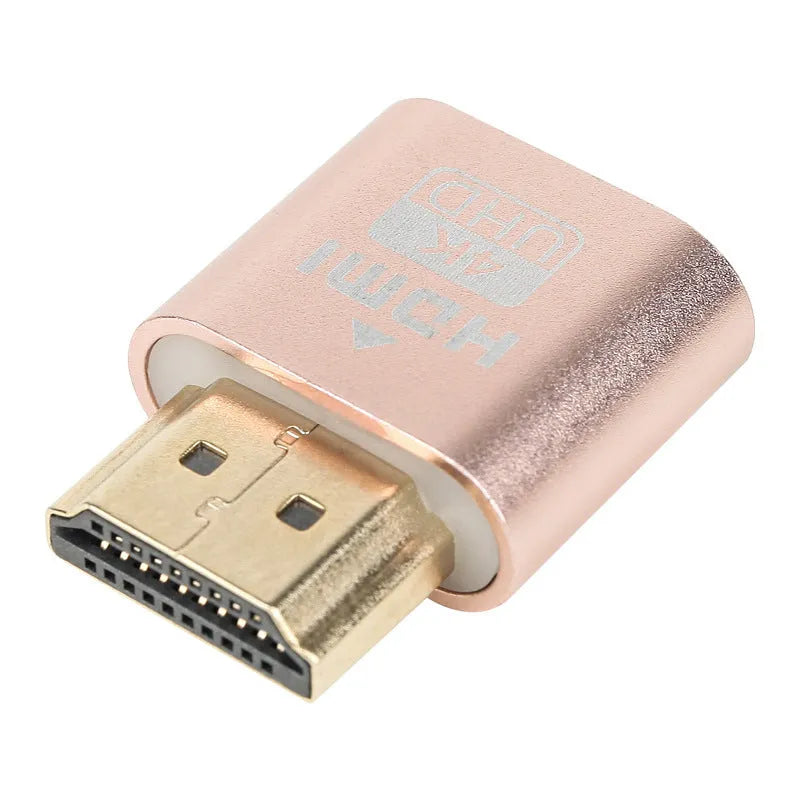Graphics card HDMI virtual display adapter with 26.5mm interface for screen spoofing