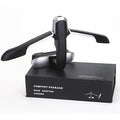 Matte black silver edge plastic car hanger for automotive interior decoration