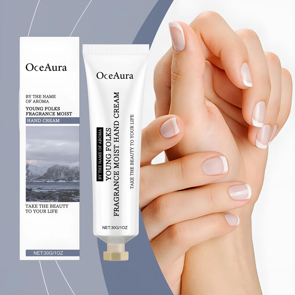 30g tube of moisturising hand cream with glycerin, hyaluronic acid and shea butter oil