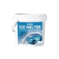 Car windscreen de-icer effervescent tablets in package measuring 12.7 x 12 cm