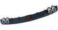 Automotive rear spoiler modification accessories in black and silver black colour options