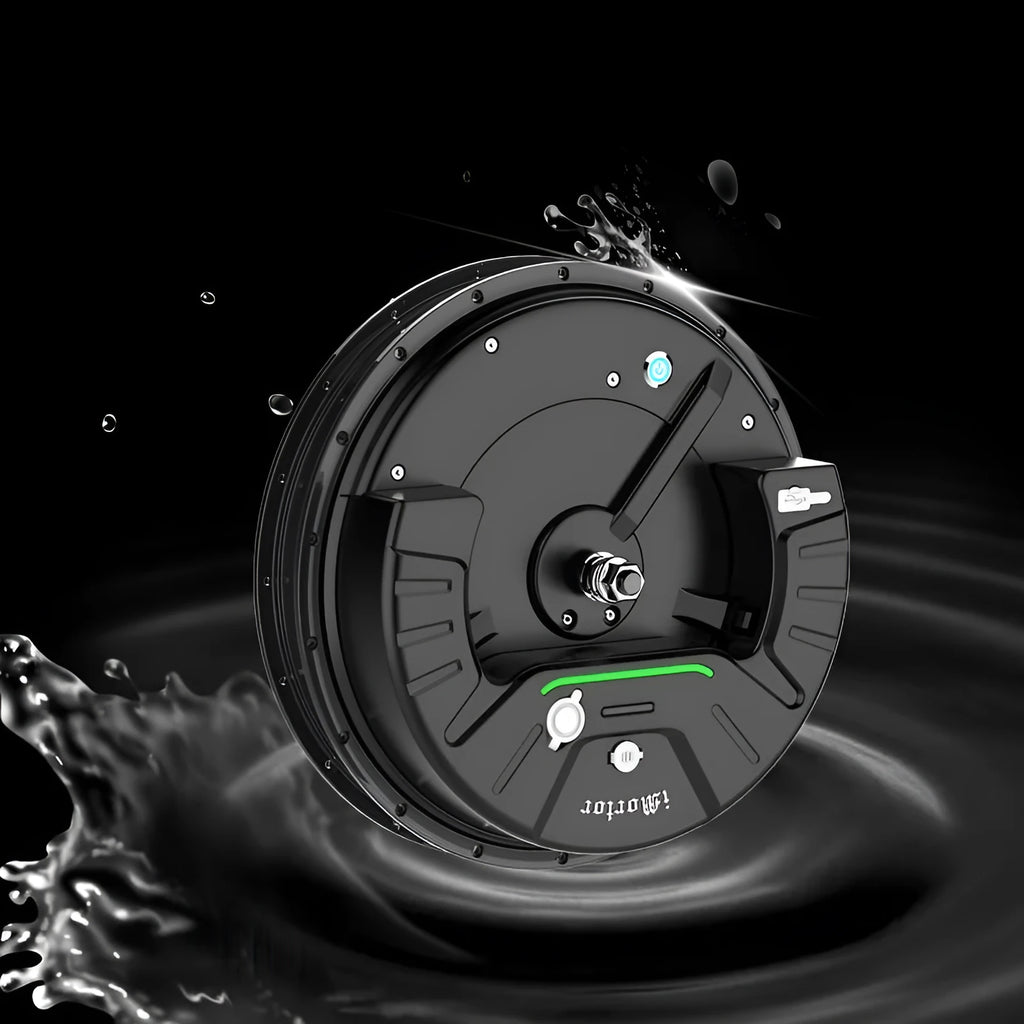 Imotor 3.0 black alloy hub wheel for electric bicycle conversion