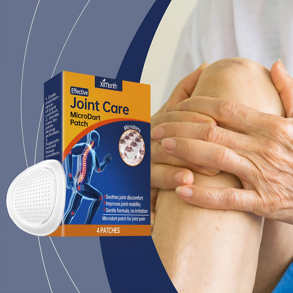 Joint care microneedle patches with moxa leaf, ginger root and bee venom extracts in adhesive bandage format