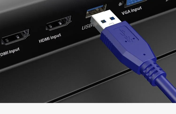 USB 3.0 A male to A male data cable with nickel connectors showing multiple length options