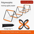 Plastic butterfly agility ladder with jump grid for children's physical fitness training