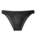 Ice silk seamless low waist panties in solid colours showing rib-weave fabric texture