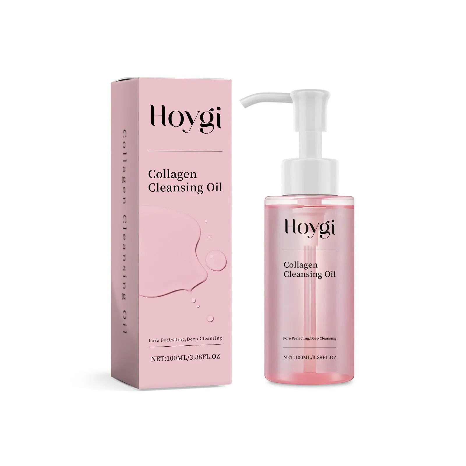 100ml collagen cleansing oil with jojoba and grape seed oils for daily makeup removal