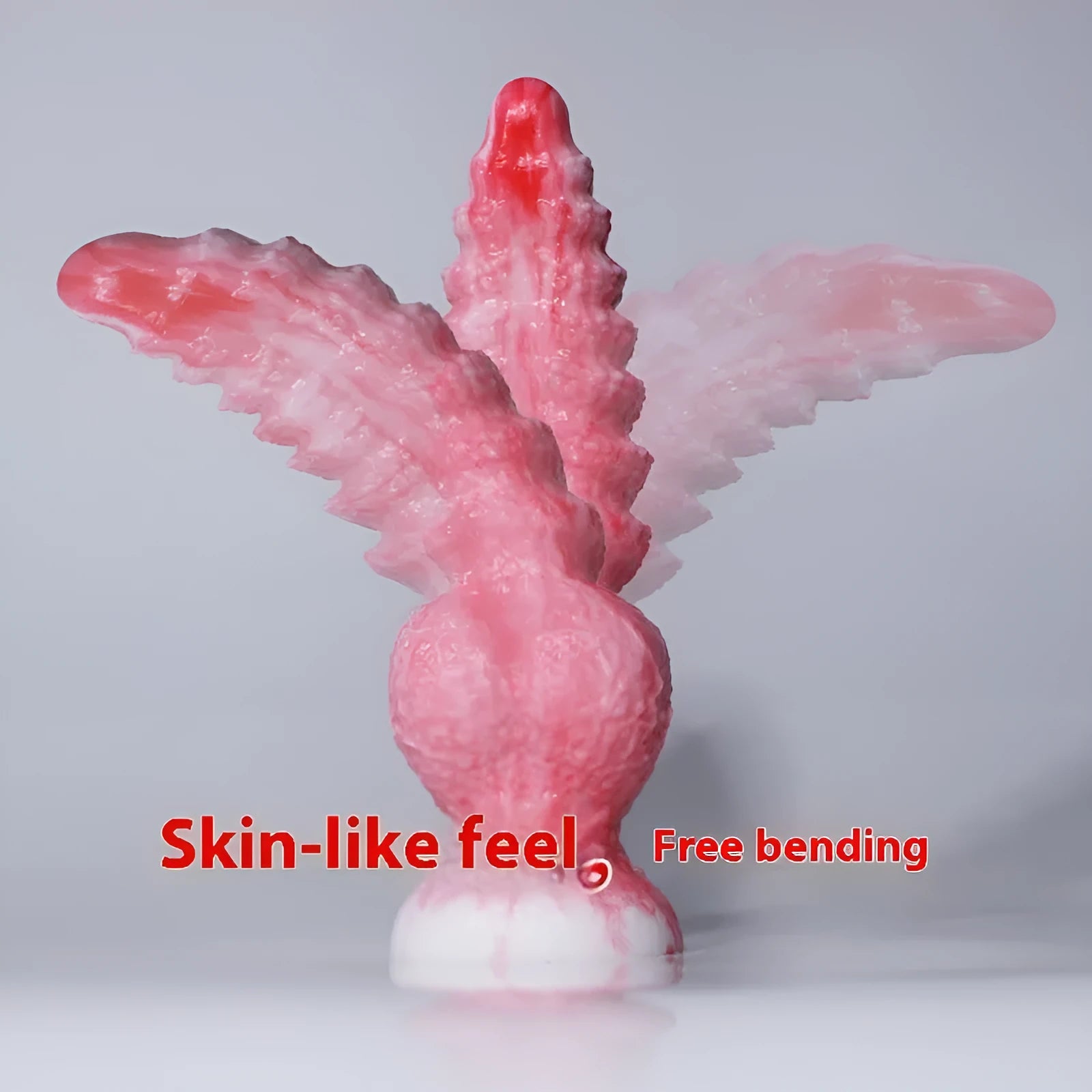 Pink platinum silicone penis-shaped women's masturbation device sex toy with Berserker S and M size options