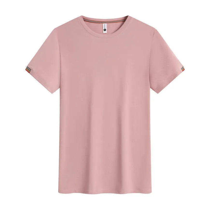 Men's round neck pullover top in ice fibre blend fabric for business casual office wear