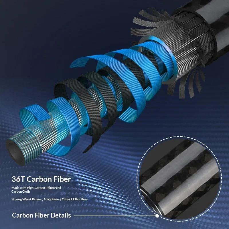 Sparkling Lake ultra-hard carbon casting rod in 2.1m to 5.4m sizes for sea and lake fishing