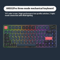 AJAZZ AK832PRO mechanical keyboard with colour screen display and compact 81-key layout in green colour option