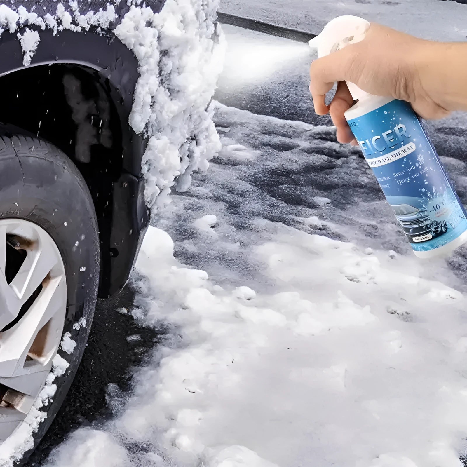250ml car deicing spray bottle for vehicle windscreens and windows with spray nozzle