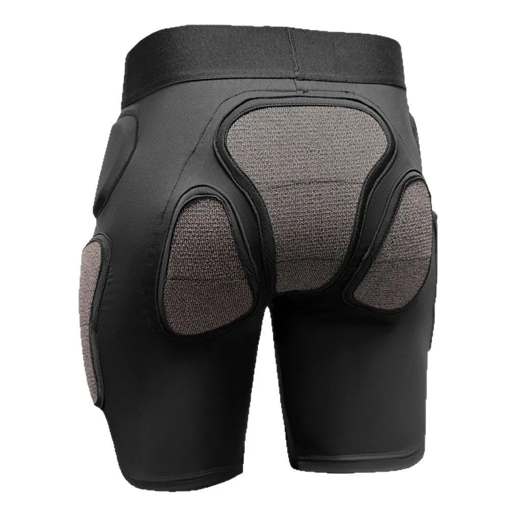 X-ray diffraction skiing protective hip pad and knee pad set for anti-fall safety.