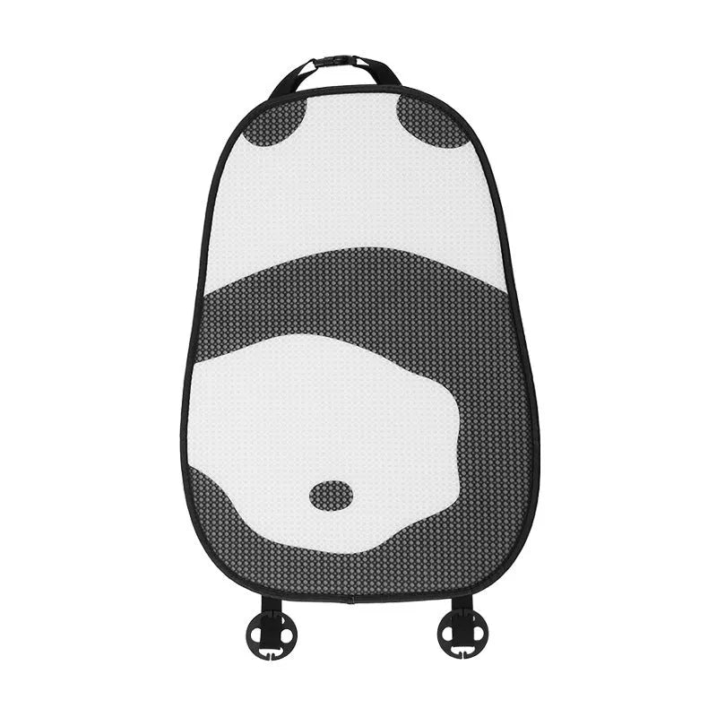 Panda pattern automotive lumbar support cushion with plush soft material in various colour options