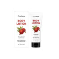Pomegranate moisturizing body lotion in a 100g tube with fruit extract and vitamin E