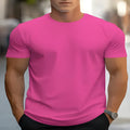 Men's loose fit printed T-shirt with custom picture colour design on polyester fabric