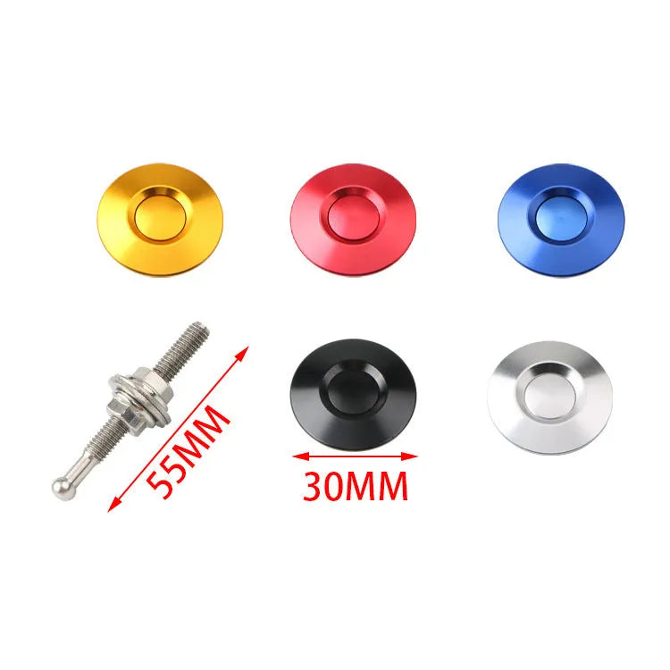 30mm aluminium alloy engine cover lock with screw and nut for vehicle panel fastening