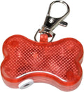 LED luminous bone-shaped pendant for pet collars with three flash modes