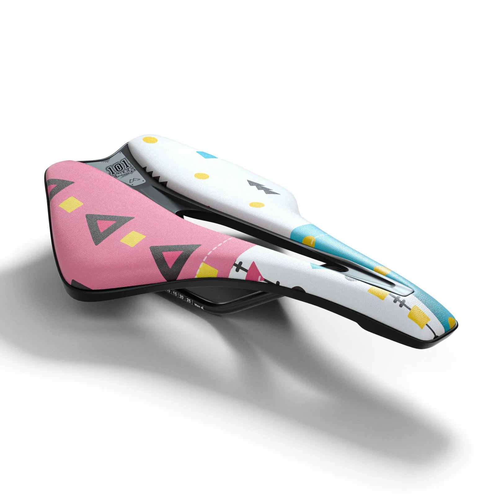 Bicycle seat cushion with ultra-light EVA cushioning and hollow design in multiple colour options