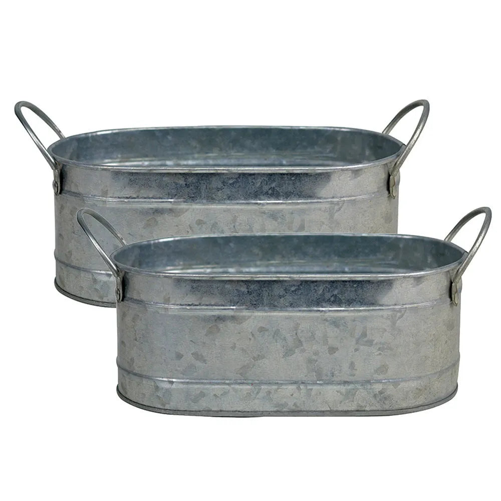 Iron metal succulent flowerpot for desktop use, showing a simple pot design.
