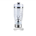 Stainless steel colour USB rechargeable electric protein shaker cup with 600ml capacity