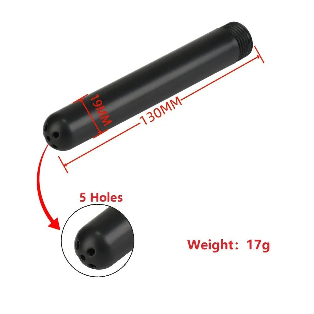 Vaginal private part washing head in black high-grade ABS with control valve for men and women