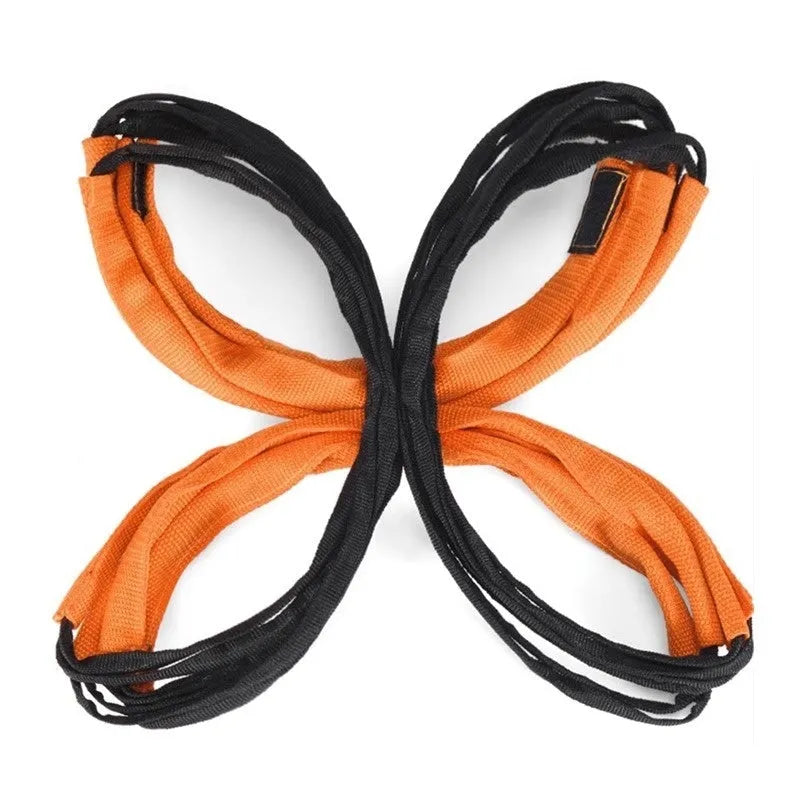 Plastic butterfly agility ladder with jump grid for children's physical fitness training
