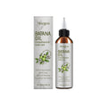 100 ml bottle of Platthana Hair Care Oil containing ginger, rosemary, and vitamin E.