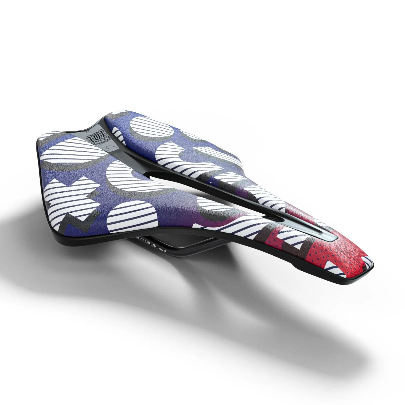 Bicycle seat cushion with ultra-light EVA cushioning and hollow design in multiple colour options