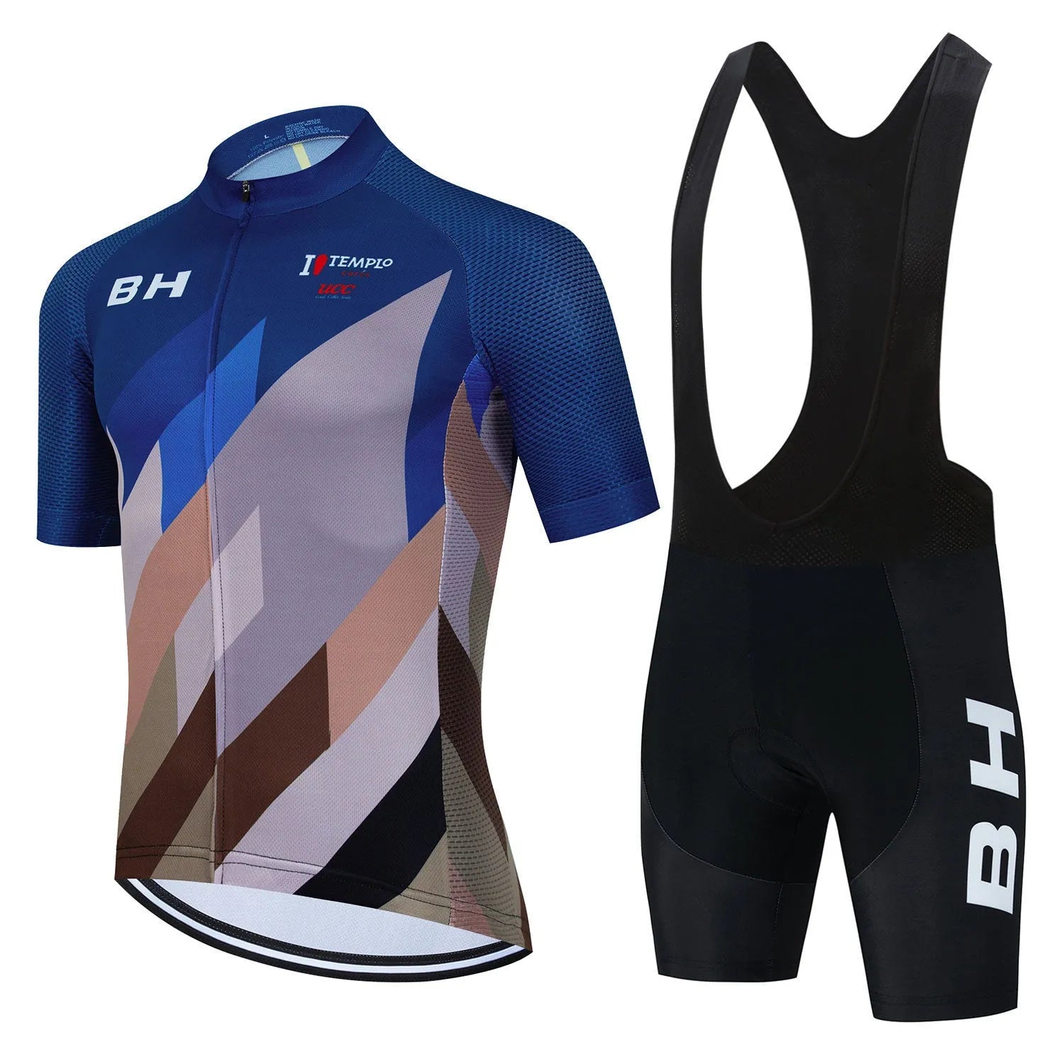 BH Men's Short Sleeve Riding Sweatshirt Suit in mesh fabric for cycling and outdoor sports