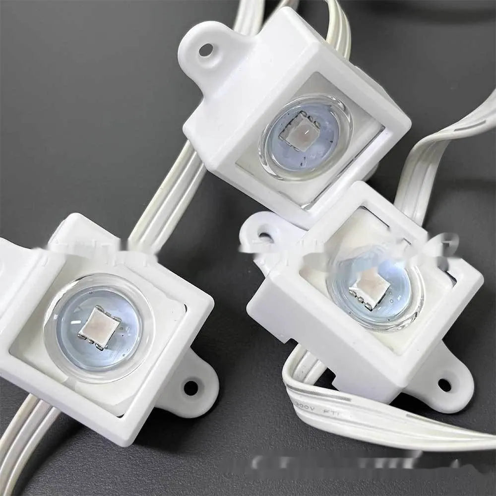 White plastic LED light protective lampshade cover, dimensions 1.7cm by 6cm.