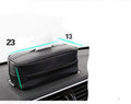 Large black PU leather car hanging organiser box with paper bag packaging