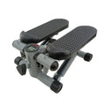 Silver grey household mini treadmill with hydraulic resistance and pedal machine for waist slimming